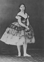 Nadar, Gaspard-Félix - Portrait of Maria Surovshchikova-Petipa (1836-1882), prima ballerina of Petersburg Imperial Theatre and wife of Marius Petipa