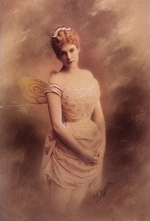 Bergamasco, Charles (Karl) - Portrait of Marie Mariusovna Petipa (1857-1930), ballerina and daughter of Marius and Maria Petipa