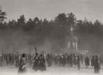 Photo studio K. von Hahn - Easter procession in the Sarov monastery