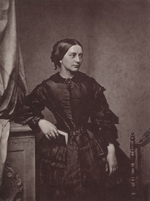 Hanfstaengl, Franz - Portrait of Clara Schumann (1819-1896)
