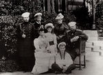 Russian Photographer - The Family of the Emperor Alexander III. Left Grand Duke Nikolay, the future Tsar Nicholas II