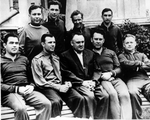 Anonymous - Rocket engineer Sergey Korolyov between the Cosmonauts on the Crimea