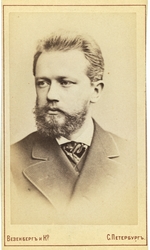 Photo studio Wesenberg - Portrait of the composer Pyotr Ilyich Tchaikovsky (1840-1893)