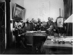 Photo studio H. Rentz & F. Schrader - Chef of the Chevalier Guard regiment Count Felix Yusupov, Prince Sumarokov-Elston With Officers