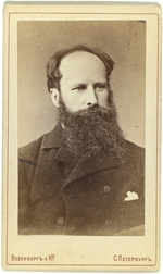 Photo studio Wesenberg - Portrait of the painter Vasily Vereshchagin (1842-1904)