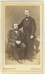 Photo studio Wesenberg - Konstantin Nikolayevich Leontyev and Mikhail Nikiforovich Katkov