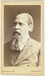 Photo studio Wesenberg - Portrait of the writer Mikhail Saltykov-Shchedrin (1826-1889)