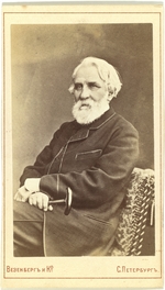 Photo studio Wesenberg - Portrait of the author Ivan Sergeyevich Turgenev (1818-1883)