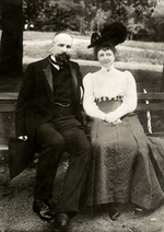 Anonymous - Portrait of the Prime Minister of Imperial Russia Pyotr Stolypin with his wife