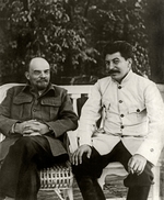 Anonymous - Stalin and Lenin. August 1922