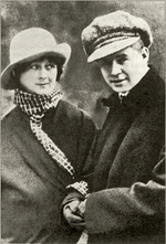 Anonymous - Sergei Yesenin with his wife Isadora Duncan