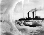 Debabov, Dmitry Georgievich - Icebreaker Krasin among ice floes of the Arctic Ocean