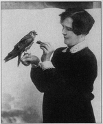 Anonymous - Nina Nikolayevna Grin with hawk Gul