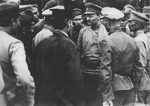 Anonymous - Trotsky talking with a group of Red Army soldiers