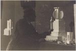 Anonymous - Kazimir Malevich in his studio