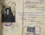 Anonymous - Passport of Anna Pavlova