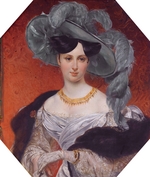Anonymous - Portrait of Countess Stefania zu Sayn-Wittgenstein, née Radziwill (1809-1832)