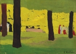 Vuillard, Édouard - The pink bench