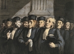 Daumier, Honoré - The Lawyers for the Prosecution