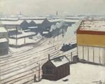 Marquet, Pierre-Albert - Gare Montparnasse in the Snow