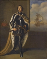 Kneller, Sir Gotfrey - Portrait of Emperor Peter I the Great (1672-1725)