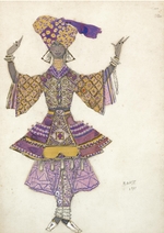 Bakst, Léon - Costume design for the Ballet Blue God by R. Hahn