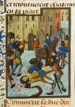 Maître de la Chronique d'Angleterre - The Assassination of Louis I, Duke of Orléans