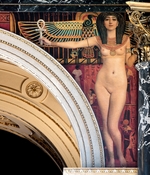 Klimt, Gustav - Egypt I. Spandrel above the grand staircase, Kunsthistorisches Museum, Vienna