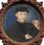 Clovio, Giulio - Self-Portrait with dog