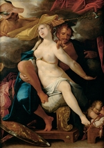 Spranger, Bartholomeus - Venus and Mars warned by Mercury