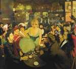 Anquetin, Louis - In the Aristide Bruant's Montmartre club Le Mirliton