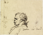 David, Jacques Louis - Portrait of Georges Jacques Danton (1759-1794)