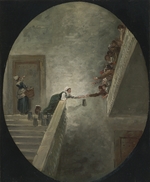 Robert, Hubert - The distribution of milk at Saint-Lazare prison