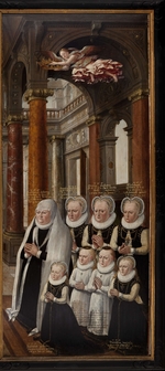 Vredeman de Vries, Hans (Jan) - The Family of Julius of Brunswick-Lüneburg and Hedwig of Brandenburg. Wing of the Epitaph-altarpiece