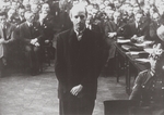 Anonymous - Adam von Trott zu Solz at the Volksgerichtshof on August 15, 1944