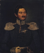Orlov, Pimen Nikitich - Portrait of general Ivan Alexeyevich Orlov (1795-1874)