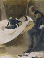 Schjerfbeck, Helene - The death of Wilhelm von Schwerin