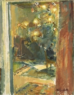 Enckell, Magnus - Christmas Tree in the Salon of Kilo Manor