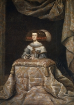Velàzquez, Diego - Portrait of Mariana of Austria (1634-1696), praying