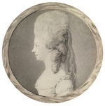 Anonymous - Portrait of Marie Louise of Savoy (1749-1792), Princess of Lamballe