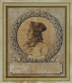 David, Jacques Louis - Portrait of Philippe-François-Joseph Le Bas (1762-1794)