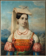 Orlov, Pimen Nikitich - Portrait of Sophia Michailovna Sollogub