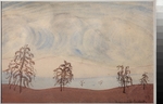 Voloshin, Maximilian - Landscape with trees