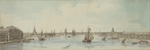 Lespinasse, Louis-Nicolas de - View of the banks of the river Neva between the Winter Palace and the Academy of Sciences
