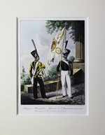 Belousov, Lev Alexandrovich - Porte-epee-Praporshchik and Hornist of the Guards Garrison Battalion