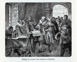 Anonymous - Rudolf II grants the Letter of Majesty
