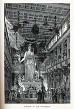 Closs, Adolf - Interior of the Parthenon