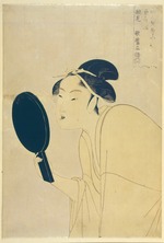 Utamaro, Kitagawa - The Interesting Type, from the series Ten Types in the Physiognomic Study of Women