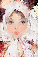 Feshin (Fechin), Nicolai Ivanovich - Little Russian Girl