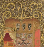 Kalmakov (Kalmakoff), Nikolai Konstantinovich - Bedroom, Set Design